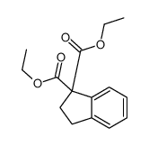 diethyl 2,3-dihydroindene-1,1-dicarboxylate结构式