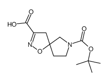 7-(Tert-Butoxycarbonyl)-1-Oxa-2,7-Diazaspiro[4.4]Non-2-Ene-3-Carboxylic Acid Structure