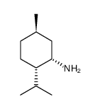 (1S,2S,5R)-5-methyl-2-propan-2-ylcyclohexan-1-amine结构式