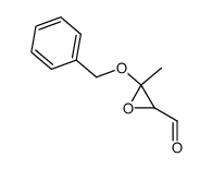 3-(benzyloxy)-3-methyloxirane-2-carbaldehyde Structure