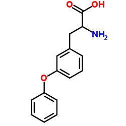 Dl-3-Phenoxyphenylalanine结构式
