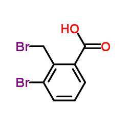 3-Bromo-2-(bromomethyl)benzoic acid Structure