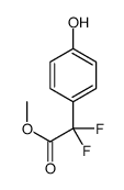 methyl 2,2-difluoro-2-(4-hydroxyphenyl)acetate Structure