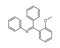 N-(2-methoxy-α-phenylbenzylidene)aniline结构式