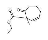 ethyl 1-methyl-7-oxocyclohept-2-ene-1-carboxylate Structure