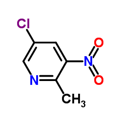 5-Chloro-2-methyl-3-nitropyridine structure