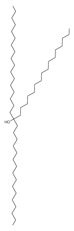 17-hexadecyl-tetratriacontan-17-ol结构式