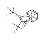 Manganese, p-cyclopentadienyl[1,1,1,4,4,4-hexafluoro-2-butene-2,3-dithiolato(2-)]nitrosyl-(8CI) picture