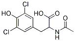 N-ACETYL-3,5-DICHLORO-DL-TYROSINE结构式