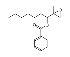 1-(2-methyloxiran-2-yl)heptyl benzoate结构式