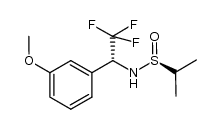 (S(S),R)-N-[2,2,2-trifluoro-1-(3-methoxyphenyl)ethyl]-2-propanesulfinamide Structure