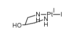 diiodo(1,3-diamino-2-propanol-N,N')platinum(II) Structure