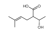 2-((S)-1-hydroxyethyl)-5-methylhex-4-enoic acid结构式