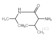 2-Amino-N-isopropyl-3-methylbutanamide hydrochloride Structure