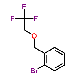 1-Bromo-2-[(2,2,2-trifluoroethoxy)methyl]benzene结构式