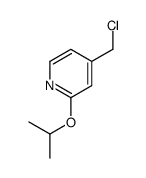 4-(chloromethyl)-2-isopropoxypyridine structure