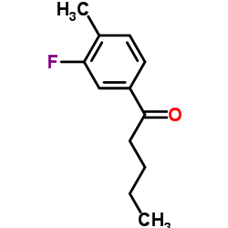 1-(3-Fluoro-4-methylphenyl)-1-pentanone结构式