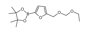 2-(5-((Ethoxymethoxy)methyl)furan-2-yl)-4,4,5,5-tetramethyl-1,3,2-dioxaborolane图片