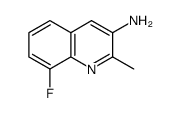 8-氟-2-甲基喹啉-3-胺结构式