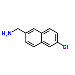 (6-CHLORONAPHTHALEN-2-YL)METHANAMINE结构式