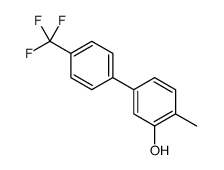 2-methyl-5-[4-(trifluoromethyl)phenyl]phenol结构式