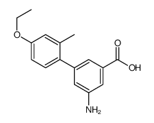 3-amino-5-(4-ethoxy-2-methylphenyl)benzoic acid Structure