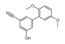 3-(2,5-dimethoxyphenyl)-5-hydroxybenzonitrile结构式