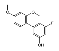 3-(2,4-dimethoxyphenyl)-5-fluorophenol结构式