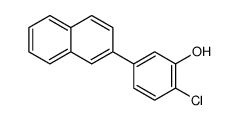 2-chloro-5-naphthalen-2-ylphenol Structure