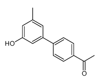 1-[4-(3-hydroxy-5-methylphenyl)phenyl]ethanone Structure