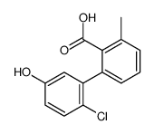 2-(2-chloro-5-hydroxyphenyl)-6-methylbenzoic acid结构式