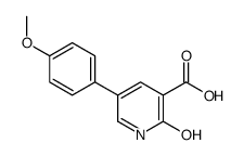 5-(4-methoxyphenyl)-2-oxo-1H-pyridine-3-carboxylic acid结构式