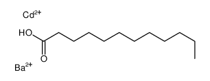 barium(2+),cadmium(2+),dodecanoic acid Structure