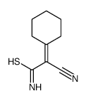 2-cyano-2-cyclohexylideneethanethioamide Structure