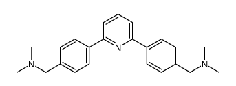 2,6-Bis[4-[2-(dimethylamino)methyl]phenyl]pyridine Structure