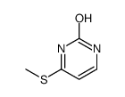 2-Pyrimidinol, 4-(methylthio)- (9CI) Structure