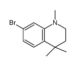 7-溴-1,4,4-三甲基-1,2,3,4-四氢-喹啉结构式