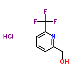 [6-(Trifluoromethyl)-2-pyridinyl]methanol hydrochloride (1:1) Structure