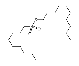 di-n-decyl thiosulfonate结构式