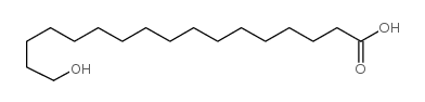 17-羟基十七烷酸结构式
