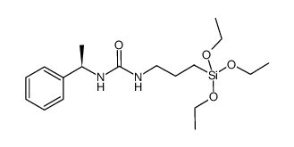 (R)-N-1-PHENYLETHYL-N'-TRIETHOXYSILYLPROPYLUREA结构式