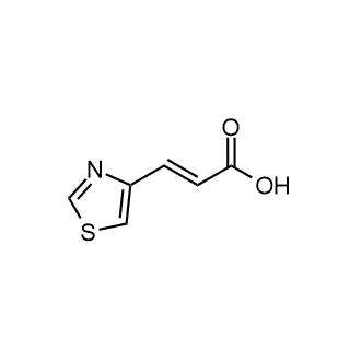 (E)-3-(噻唑-4-基)丙烯酸结构式