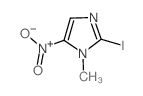 1H-Imidazole,2-iodo-1-methyl-5-nitro- structure