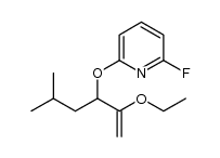 2-[(2-ethoxy-5-methylhex-1-en-3-yl)oxy]-6-fluoropyridine结构式