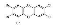 1,2,3-tribromo-7,8-dichlorodibenzo-p-dioxin结构式