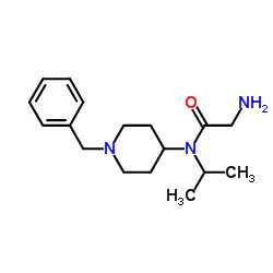 N-(1-Benzyl-4-piperidinyl)-N-isopropylglycinamide Structure