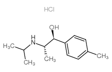 d,l-erythro-4'-methyl-a-(1-isopropylaminoethyl) benzyl alcohol, hydrochloride结构式