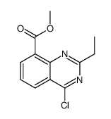 methyl 4-chloro-2-ethylquinazoline-8-carboxylate Structure