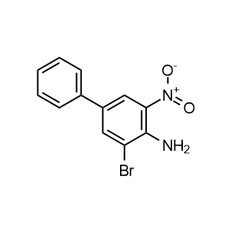 3-Bromo-5-nitro-[1,1'-biphenyl]-4-amine structure