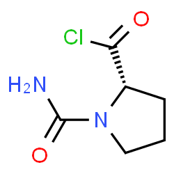 2-Pyrrolidinecarbonyl chloride, 1-(aminocarbonyl)-, (S)- (9CI) picture